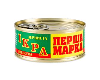 Ікра Перша Марка лососева зерниста солона, 80г