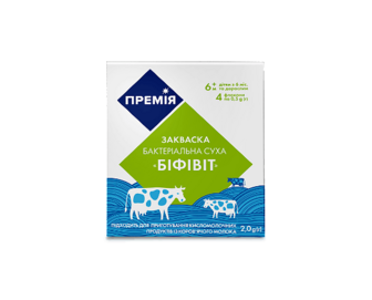 Закваска бактеріальна «Премія»® «Біфівіт», 4*0,5г/уп