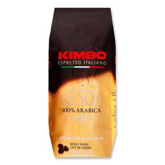 Кава зерно Kimbo Aroma Gold 100% арабіка смажена 500г