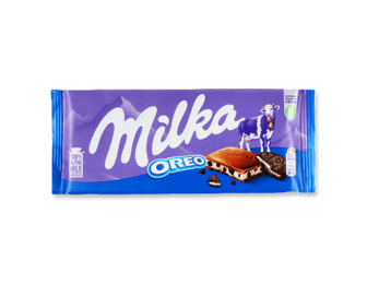 Шоколад молочний Milka зі смаком ванілі та Oreo 100г