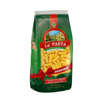 Мак. Вир. 400 г La Pasta Рігатоні 