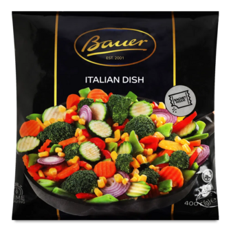 Суміш овочева Bauer Italian dish швидкозаморожена