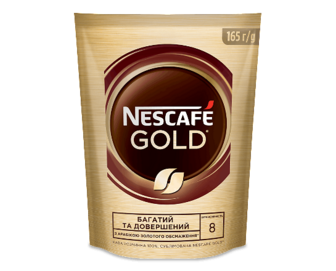 Кава розчинна Nescafe Gold натуральна, 165г