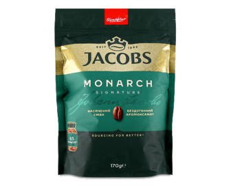 Кава розчинна Jacobs Monarch економ-пак, 170г (170г)