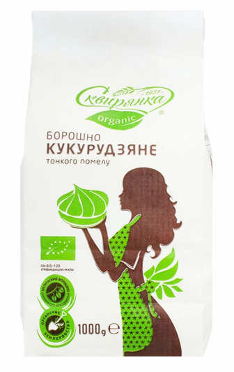 Борошно кукурудзяне органічне Сквирянка, 1 кг