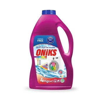 Засіб рідкий для прання 4кг GEL COLOR/UNIVERSAL ONIKS  