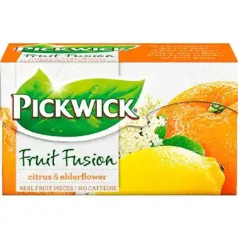 Чай Pickwick Fruit Fusion Citrus & Elderflower фруктово-травяний 20x2 г-Pickwick