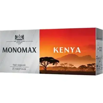 Чай Monomax Kenya чорний 25 пакетів по 2 г-Monomax