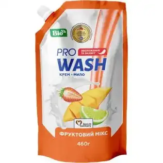 Рідке крем-мило Pro Wash Фруктовий мікс 460 г-Pro Wash