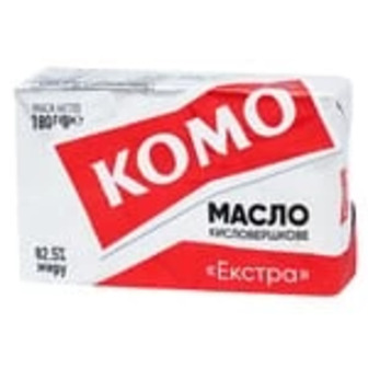 Масло Комо Екстра кисловершкове 82,5% 180 г