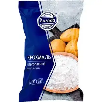 Крохмаль Вигода картопляний вищого сорту 300 г-Вигода