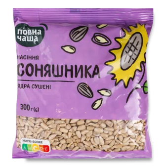 Насіння соняшнику «Повна Чаша»® ядро, 300г (300г)