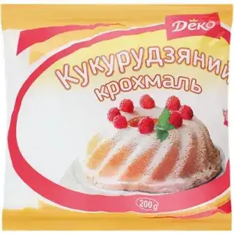 Крохмаль кукурудзяний Деко сухий 200 г
