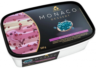 Морозиво Three bears Monaco Dessert Blueberry tart 500г