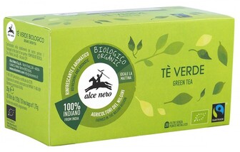 Чай зелений органічний Fairtrade Індія Alce Nero (в пакетиках) 35 г