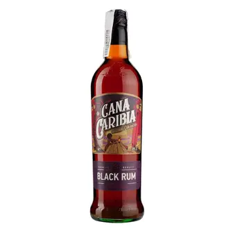 Ром чорний Cana Caribia Black 0,7л 38%