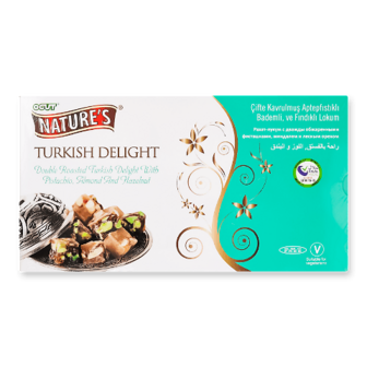 Лукум Nature's фісташка-фундук-мигдаль 450г (450г)