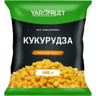 Кукурудза Yarofruit заморожена 400 г