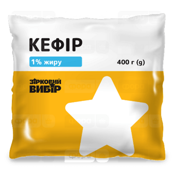 Кефір Зірковий вибір 1% п/е