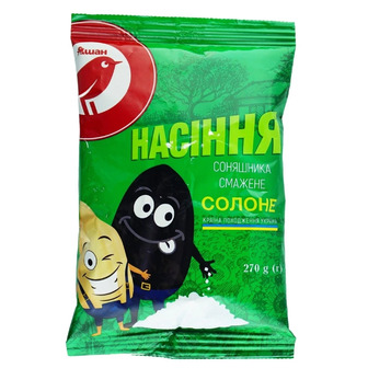 Насіння соняшнику Auchan солоне, 270 г