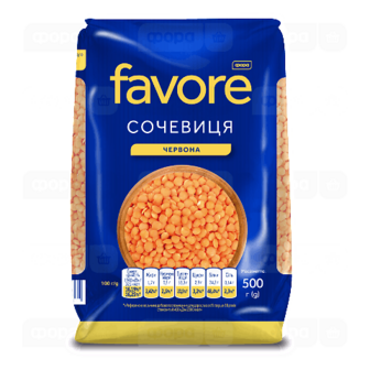 Сочевиця Favore червона