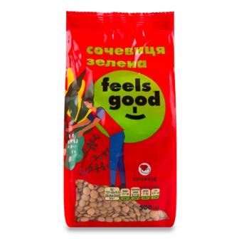 Сочевиця Feels good зелена, 500г (500г)