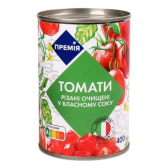 Томати «Премія»® різані шматочками, 400г (400г)
