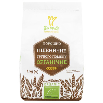 Борошно Екород пшеничне органічне грубого помелу 800 г (4820153600683)