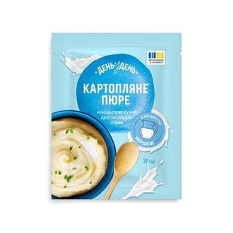 Картопляне пюре 37 г День у День швидкого приготування з ароматом вершків м/уп 