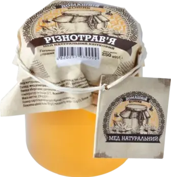 Мед Домашній Кошик різнотрав'я 250 г