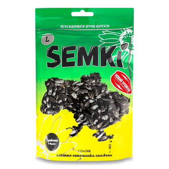 Насіння соняшника Semki L смажене солоне 165 г (4820237811240)