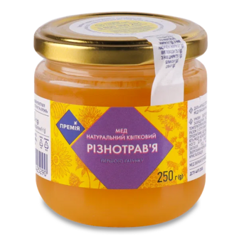 Мед натуральний «Премія»® квітковий різнотрав'я (250г) (250г)