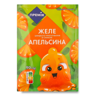 Желе «Премія»® зі смаком апельсина (90г)