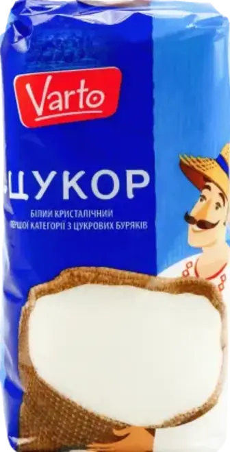 Цукор Varto бiлий кристалiчний, 1 кг