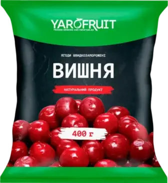 Вишня Yarofruit заморожена 400 г