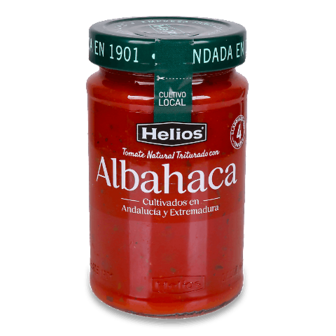 Пюре томатне Helios з базиліком 380г (380г)