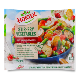 Суміш овочева Hortex з сушененими помідорами, грибами та приправою (400г)