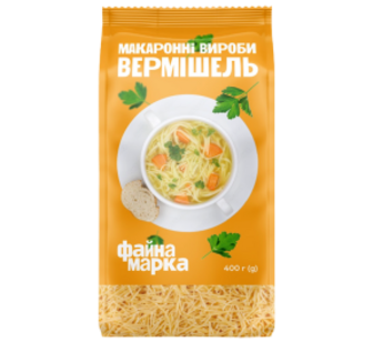 Мак.вироби Файна Марка Вермішель 400г