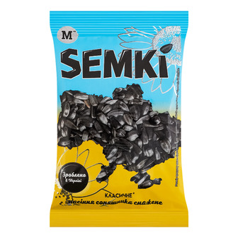 Насіння соняшника Semki смажене 100 г (4820237813268)