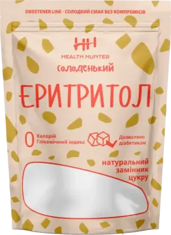 Замінник цукру Health Hunter Еритритол 280 г