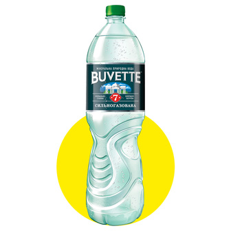 Вода "Buvette №7" сильногазована 1,5л