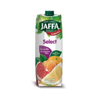 Нектар Jaffa Select Цитрусовий мікс із суміші фруктів пастеризований 950 мл (4820264291435)