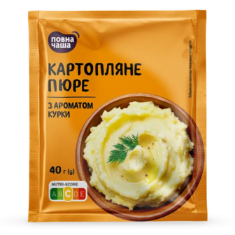 Пюре «Повна Чаша»® картопляне з ароматом курки (40г)
