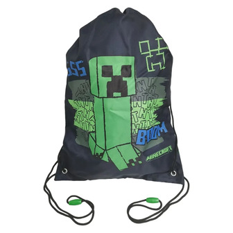 Сумка-мішок для взуття Minecraft зелений (3665257802271)