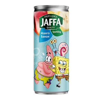 Напій соковий Jaffa Sparkl  манго-банан з/б (0,25л)