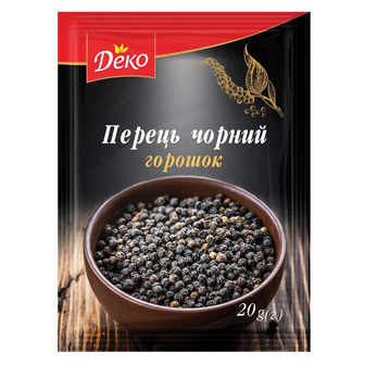 Перець чорний Деко горошок 20 г (4820076012198)